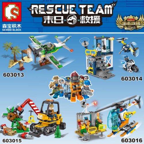 Đội Cứu Hộ: Giải Cứu Nhà Khoa Học Biển SEMBO 603016 hướng dẫn SEMBO 603016 Trực thăng cứu hộ