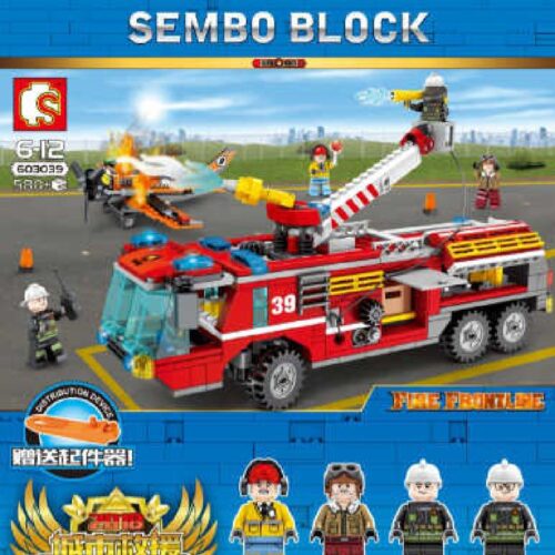 Xe Cứu Hỏa Sân Bay Tiền Tuyến SEMBO 603039 hướng dẫn lắp ráp SEMBO 603039 Xe Cứu Hỏa Sân Bay Tiền Tuyến