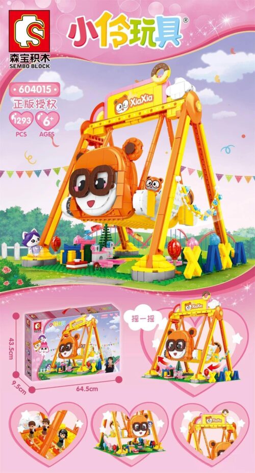 SEMBO 604015 XiaXia XiaXia bộ đồ chơi lắp ráp cho bé gái 6 tuổi 1293 chi tiết