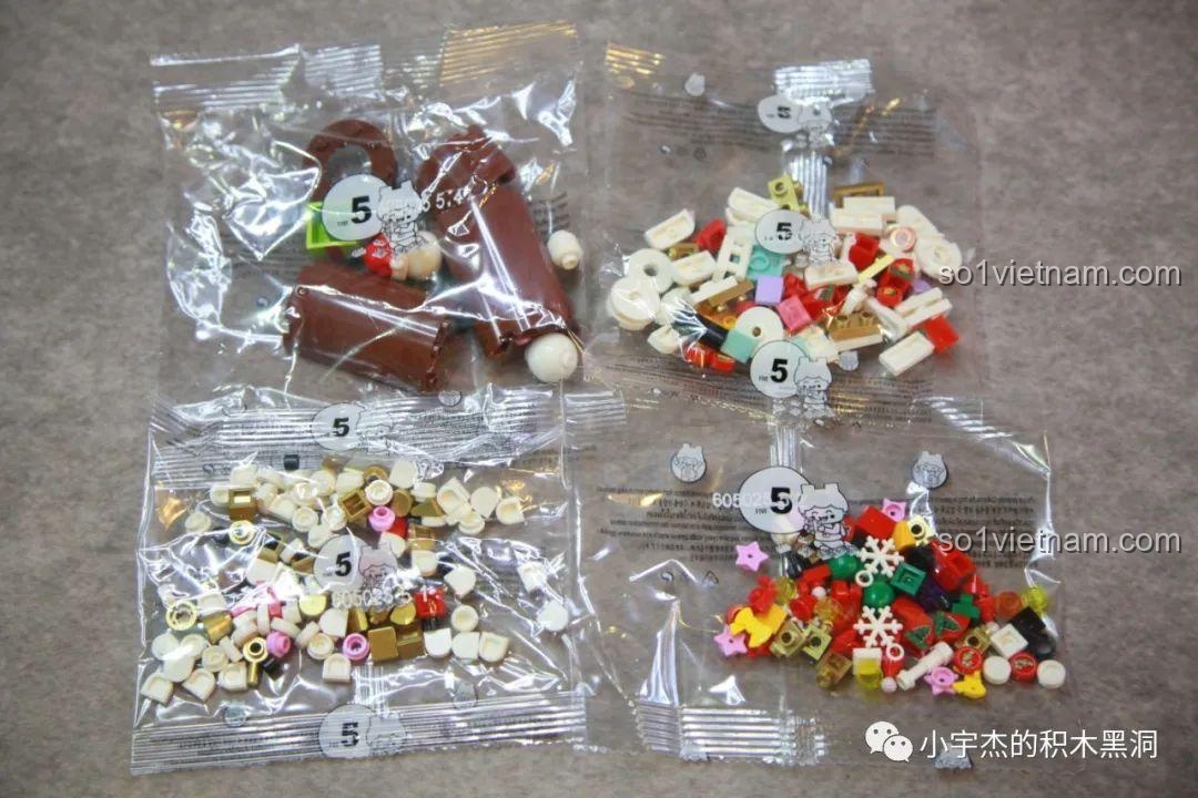 Góc nhìn từ trên xuống của phần đế xoay bộ Cây Thông Giáng Sinh Nhạc Hội SEMBO 605025, cho thấy sự bố trí hài hòa của các chi tiết.