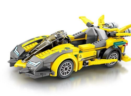 SEMBO 607004 Xe đua tương lai màu vàng - Mô hình xe đua tốc độ cao