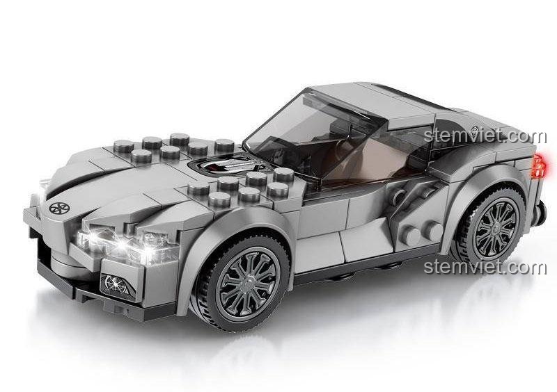đồ chơi mô hình Siêu xe Toyota FT-1 607031, bộ xếp hình chất lượng cao cho con trai.