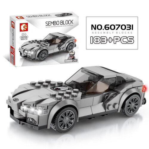 bộ lắp ráp xe đua Toyota FT-1 SEMBO 607031, đồ chơi mô hình siêu xe giá rẻ cho bé trai 6 tuổi.