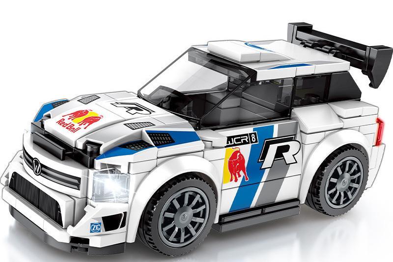 Bộ lắp ráp Xe Đua Rally Volkswagen Polo SEMBO 607040 có đèn LED, thiết kế thể thao, phù hợp bé trai 6 tuổi, giá tốt.