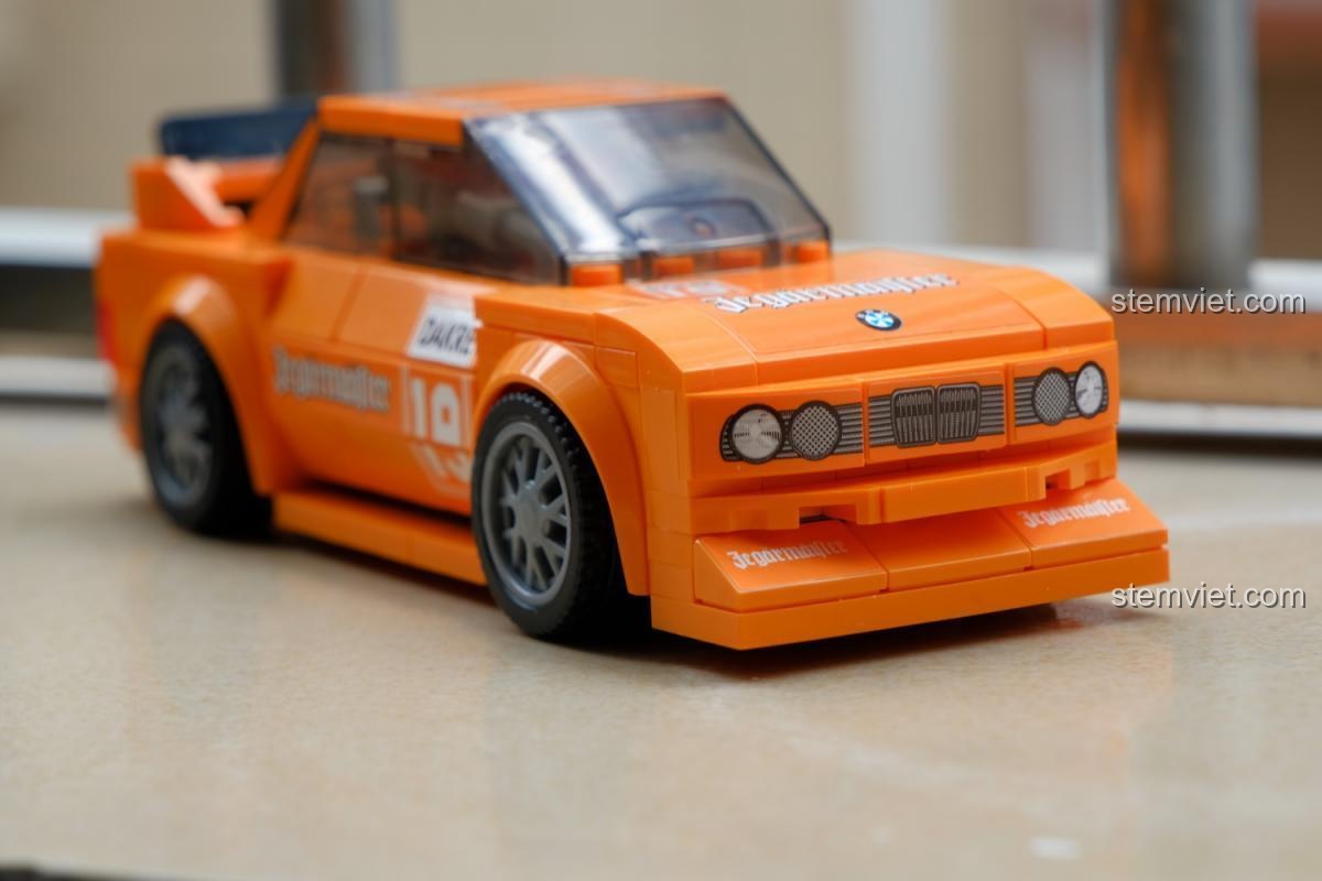 SEMBO 607055 BMW E30 M3 DTM Jagermeister mô hình xe đua màu cam