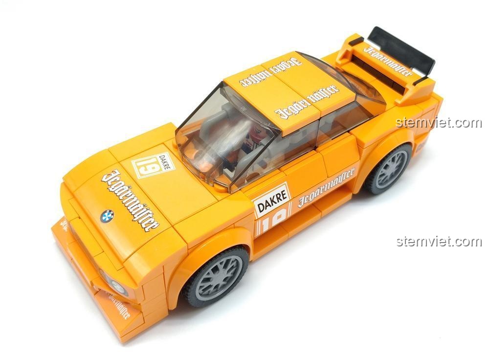 SEMBO 607055 BMW E30 M3 DTM Jagermeister mô hình xe đua từ trên cao