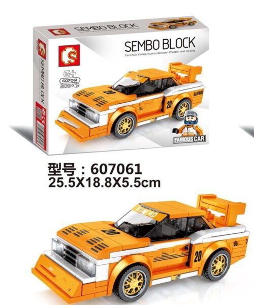 Bộ đồ chơi Xe Đua Nissan KY910 Bluebird Super Silhouette SEMBO 607061, hộp sản phẩm nổi bật với thiết kế đỉnh cao, phù hợp cho con trai 6 tuổi, giá tốt.