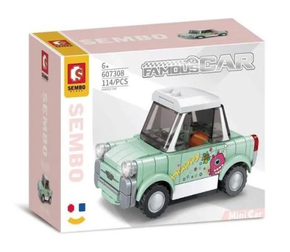 Bộ đồ chơi lắp ráp SEMBO 607308 Xe Ô Tô Cổ Điển Dễ Thương Famous Car phong cách retro, 114 mảnh ghép, dành cho bé trai 6 tuổi, giá tốt.