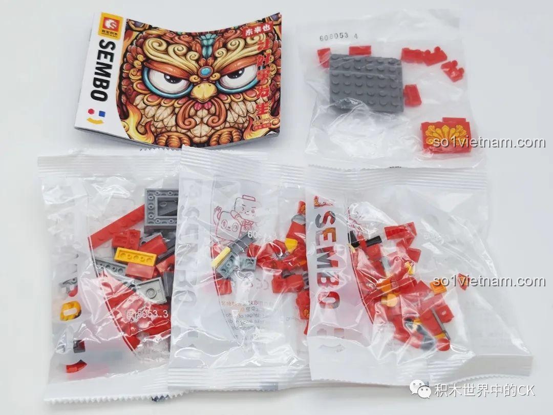 Chi tiết mẫu Thanh Long Lắc Lư SEMBO 608051