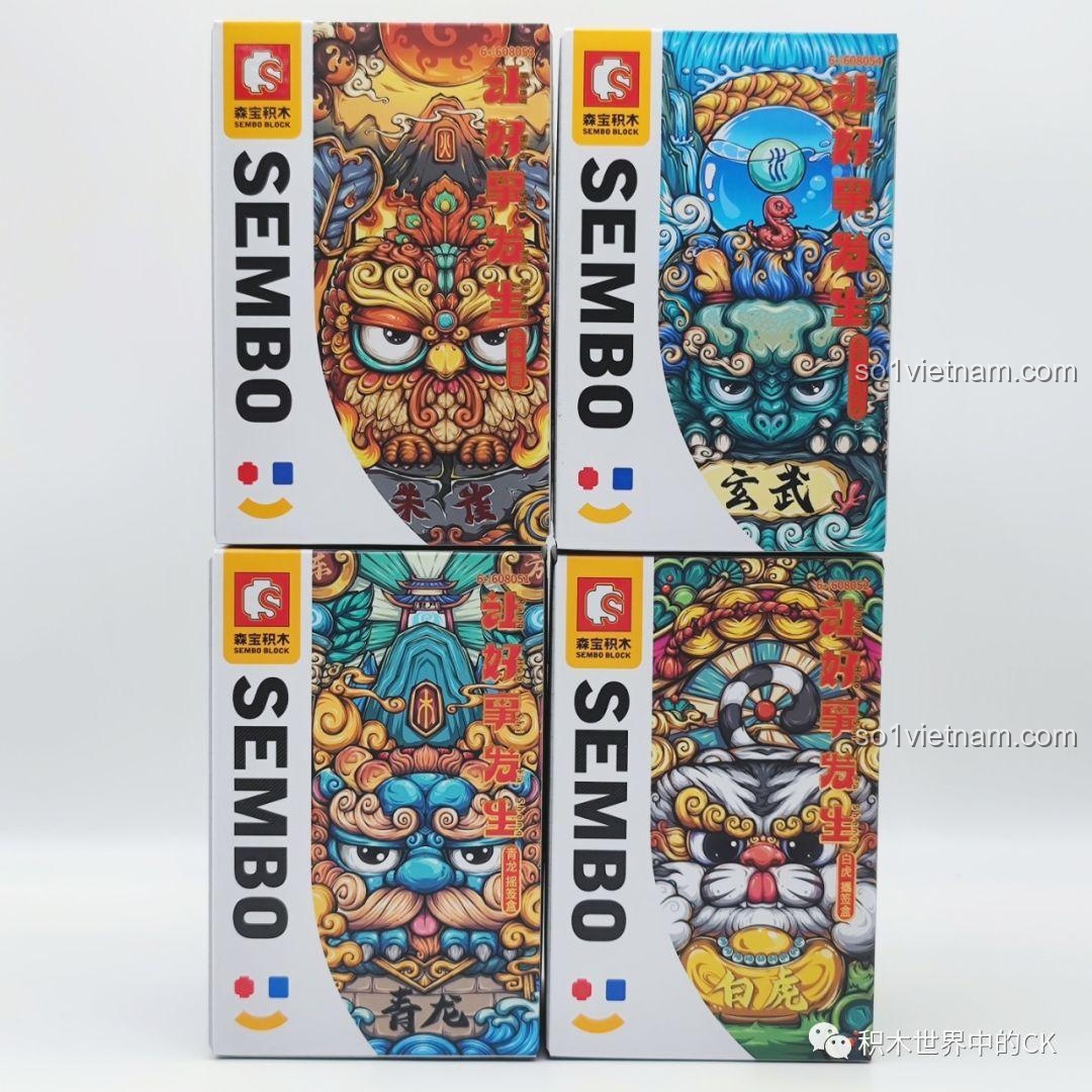 Mô hình Chu Tước SEMBO 608053 nhìn từ bên trái