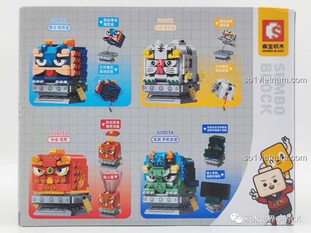 Chi tiết mô hình Chu Tước SEMBO 608053