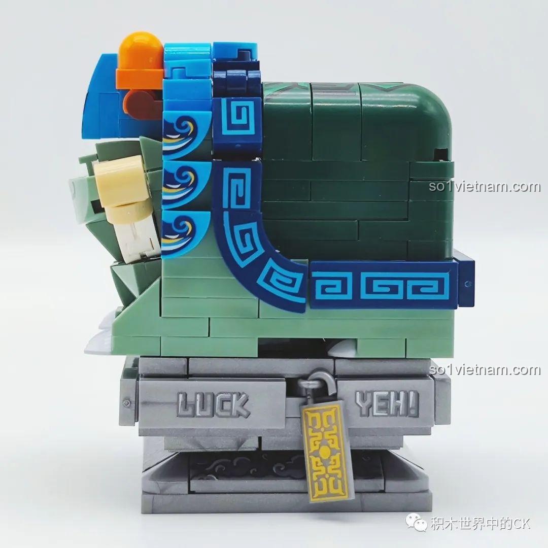 Mô hình Chu Tước SEMBO 608053 với thẻ may mắn Chi Chi Bu Bu Vạn Sự Như Ý Đại Cát