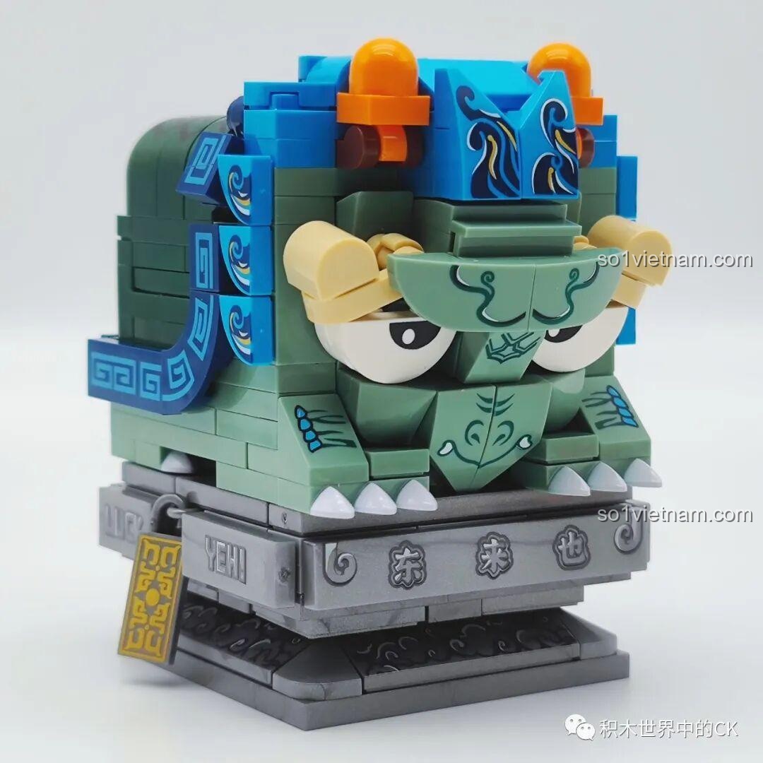 Mô hình Chu Tước SEMBO 608053 với thẻ may mắn Chi Chi Bu Bu Vạn Sự Như Ý Thuận Lợi