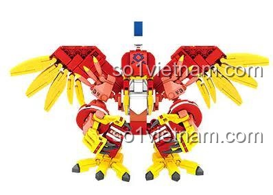 Mô hình Garudamon Digimon Adventure SEMBO BLOCK 609317 với đôi cánh dang rộng