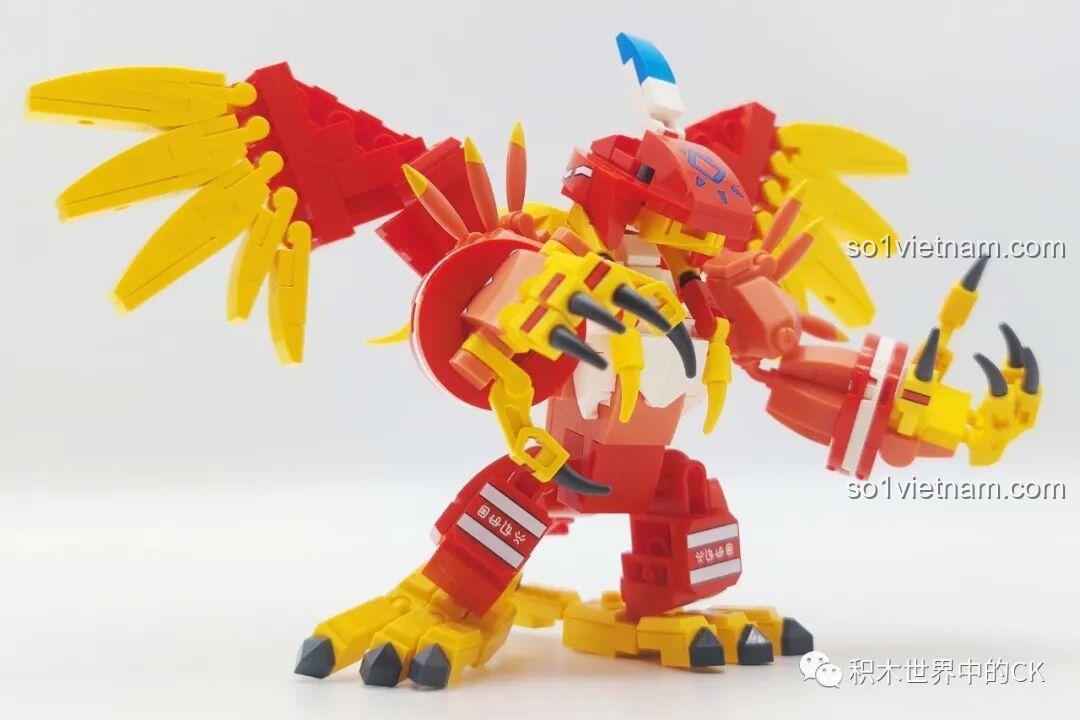 Túi đựng chi tiết sản phẩm Digimon Adventure Garurumon SEMBO BLOCK 609318