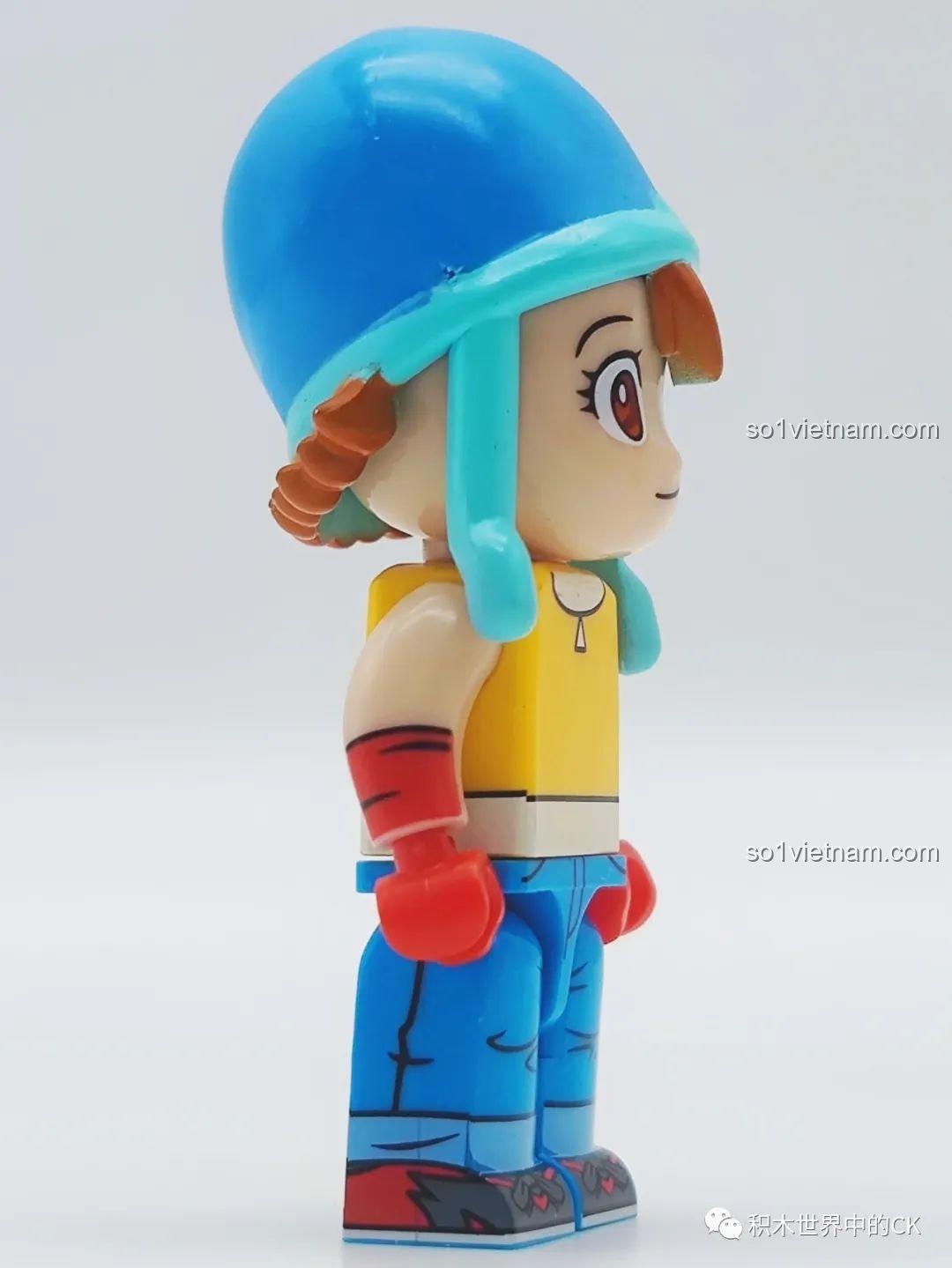 Mô hình Garurumon SEMBO BLOCK 609318 nhìn từ bên trái