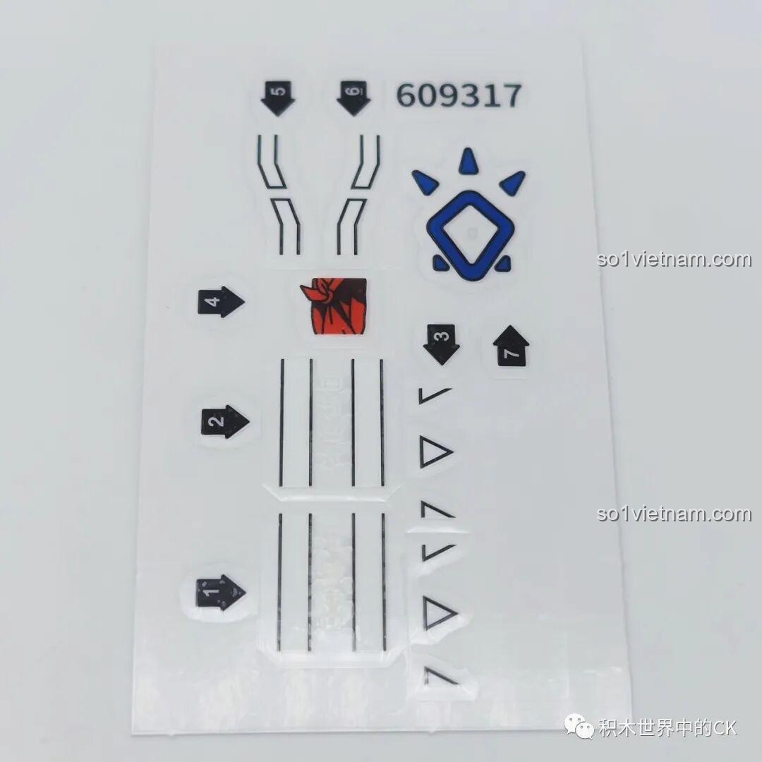 Minifigure nhân vật Digimon Adventure đi kèm mô hình thú người Garurumon SEMBO BLOCK 609318