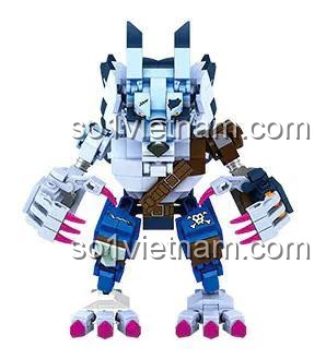 Mô hình thú người Garurumon Digimon Adventure SEMBO BLOCK 609318
