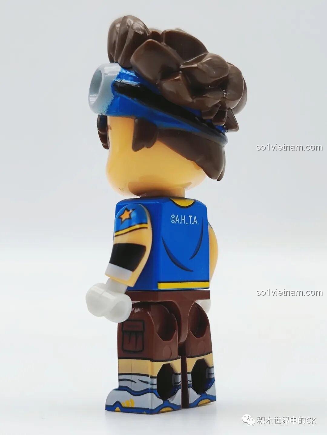 Minifigure Máy Khủng Long Digimon SEMBO BLOCK 609319 nhìn từ sau lưng