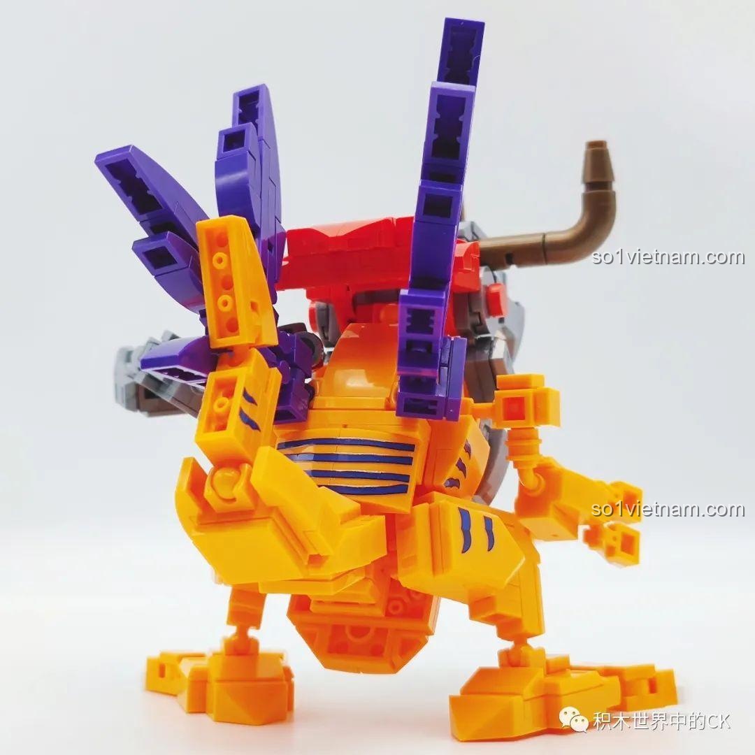 Mô hình Máy Khủng Long Digimon SEMBO BLOCK 609319 với minifigure