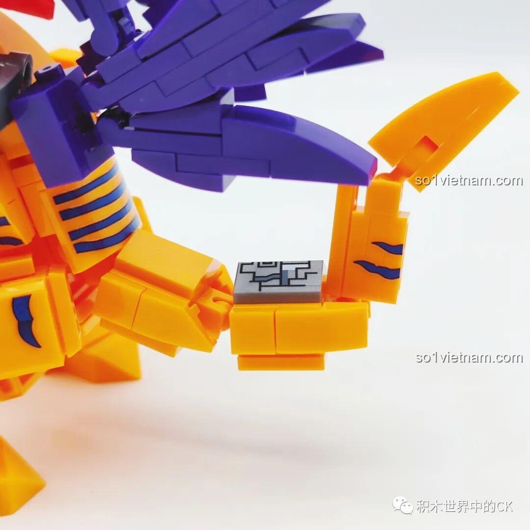 Các gói chi tiết sản phẩm Máy Khủng Long Digimon SEMBO BLOCK 609320