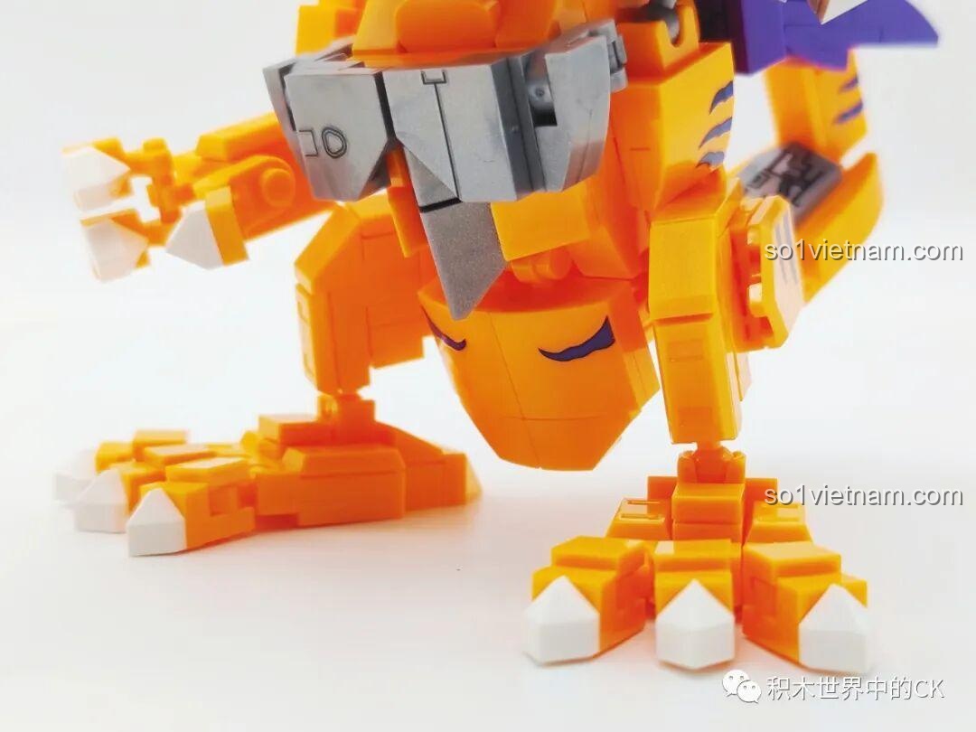 Hộp sản phẩm Máy Khủng Long Digimon SEMBO BLOCK 609320