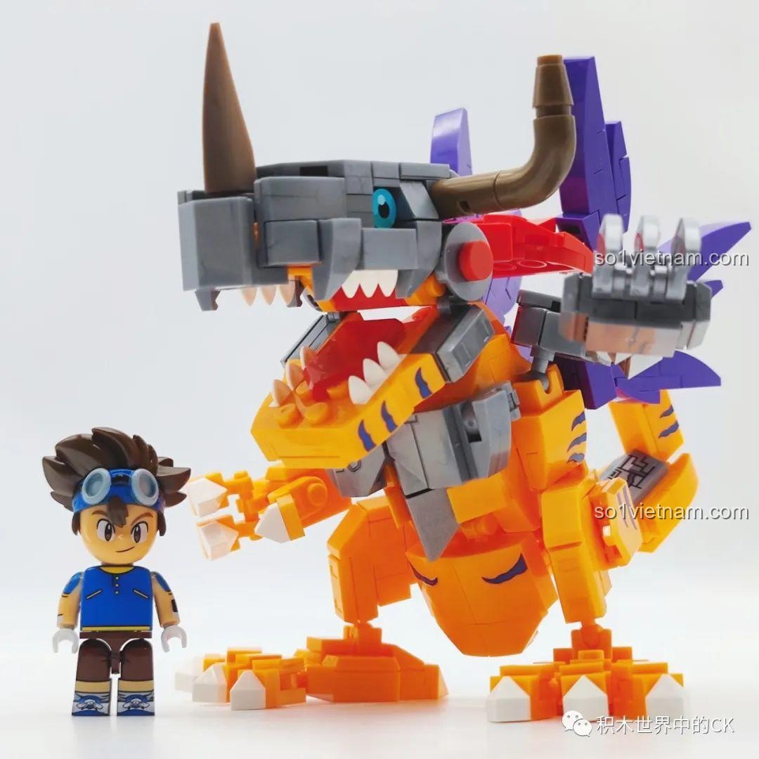 Minifigure Máy Khủng Long Digimon SEMBO BLOCK 609320