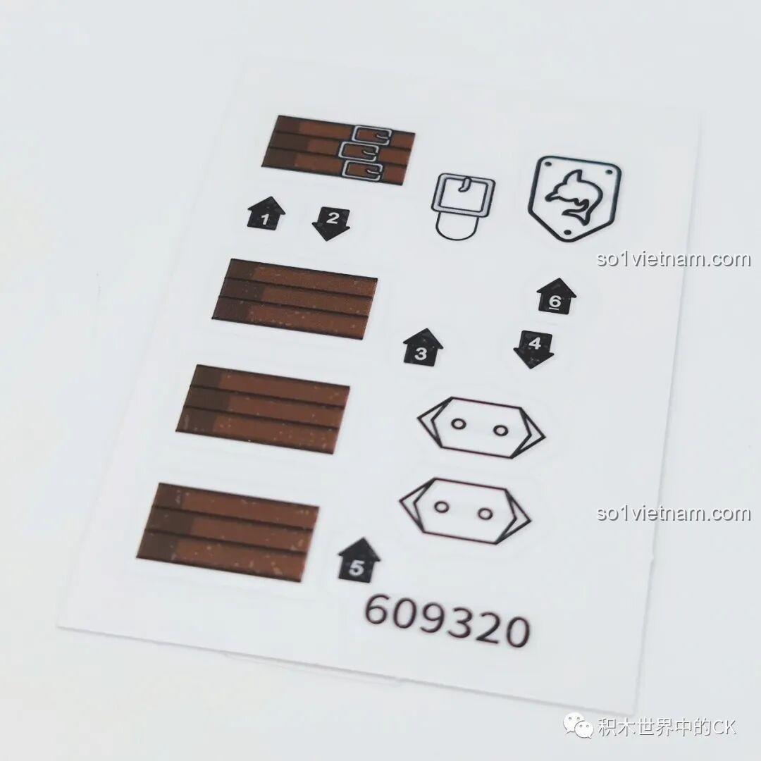 Mô hình Máy Khủng Long Digimon SEMBO BLOCK 609320 nhìn từ phía trước