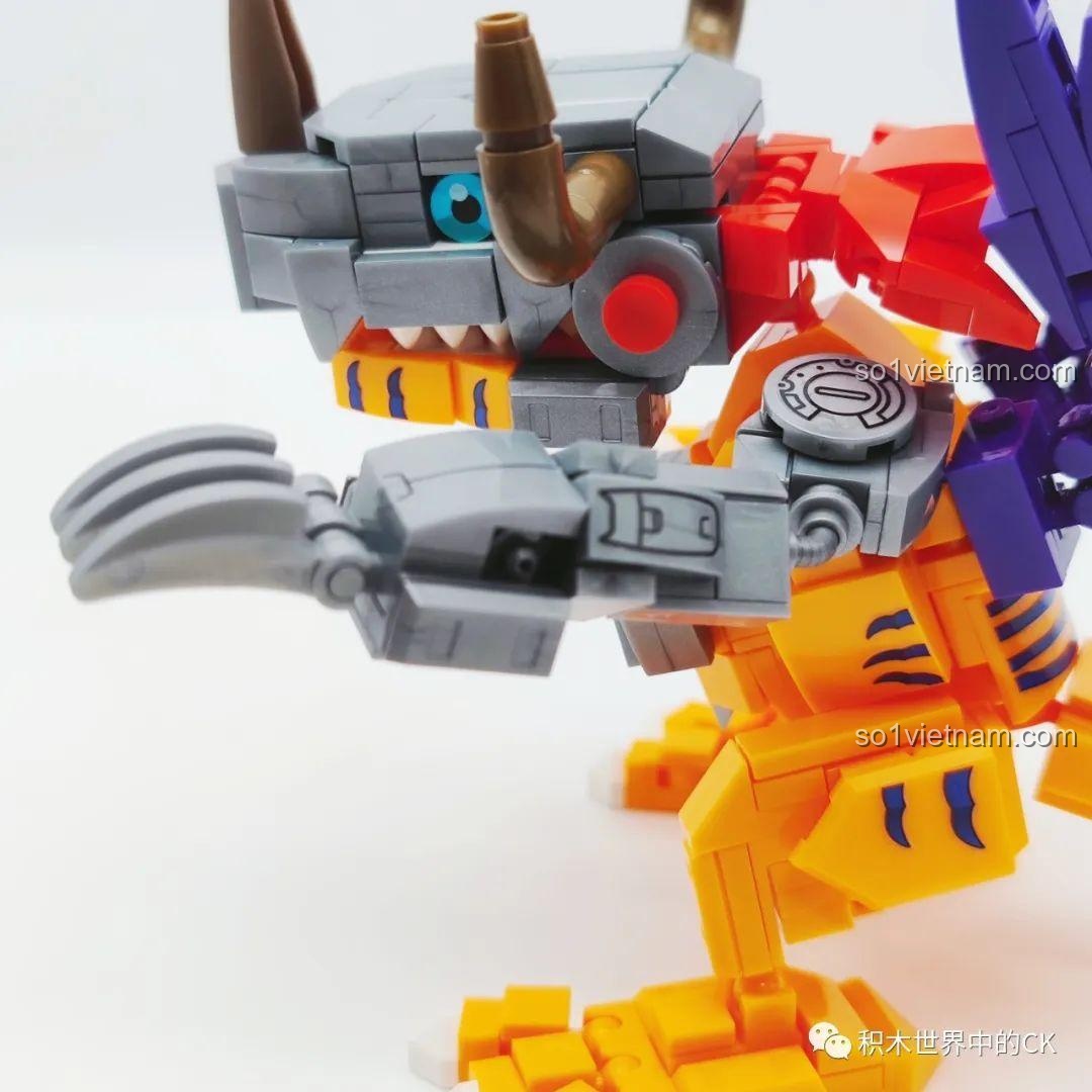 Tem dán sản phẩm Máy Khủng Long Digimon SEMBO BLOCK 609320