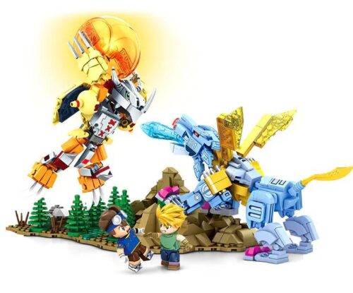 bộ lắp ghép Chiến Bạo Long Thú Cương Thiết Cự Lang Thú SEMBO 609322, đồ chơi mô hình Digimon Adventure cho bé trai 6 tuổi, giá tốt