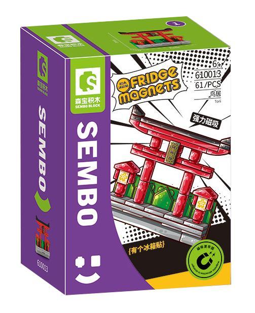 Hộp bộ lắp ghép Cổng Torii SEMBO 610013, đồ chơi mô hình Cổng Torii Nhật Bản cho bé trai và bé gái 6 tuổi, giá tốt.