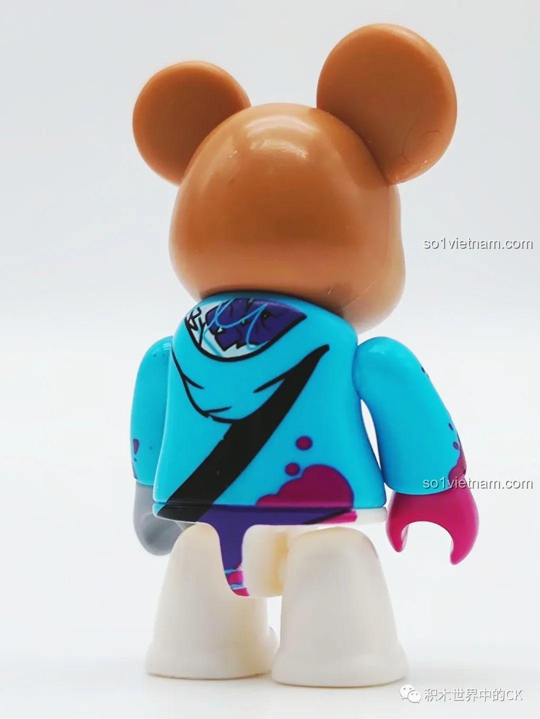 Mặt sau nhân vật Doodle Bear (612007) SEMBO Qee Series