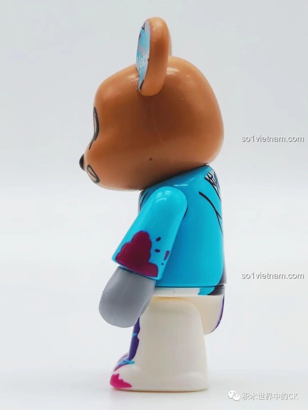 Cận cảnh nhân vật Doodle Bear (612007) SEMBO Qee Series