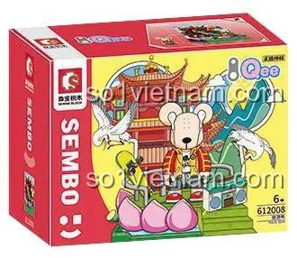 Hộp sản phẩm SEMBO 612008 Qee Du Lịch Gấu
