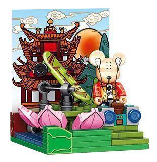 Mô hình SEMBO 612008 Qee Du Lịch Gấu lắp ráp