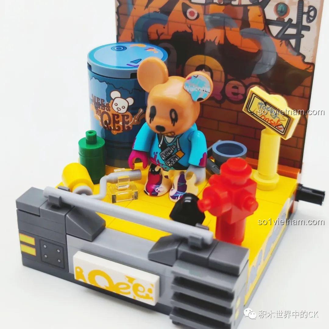 Các túi chi tiết của Travel Bear (612008) SEMBO Qee Series