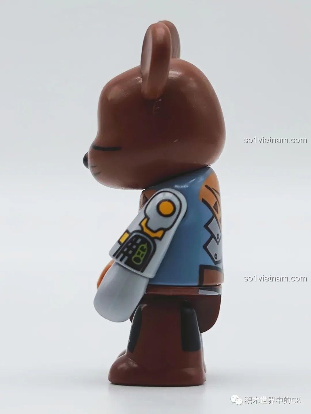 Punk Bear (612009) SEMBO Qee Series cùng thùng bia