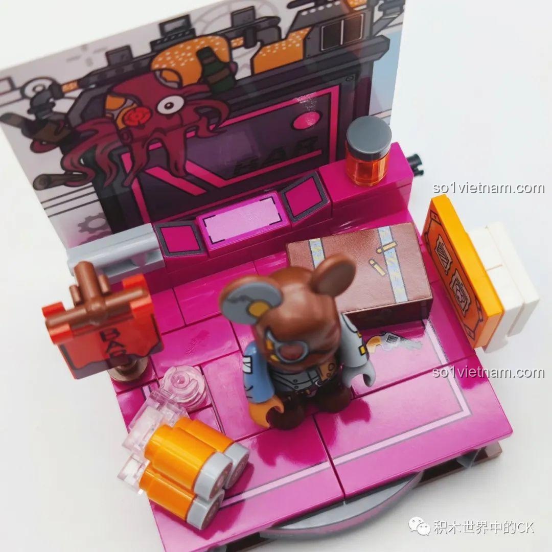 SEMBO 612010 Gấu Sát Thủ - nhìn từ phía sau