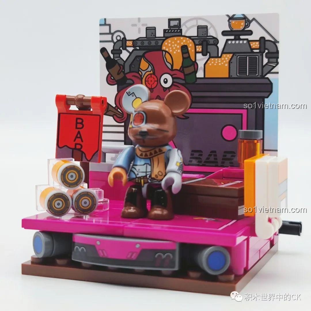 Nhân vật Killer Bear (Agent 47) SEMBO Qee Series