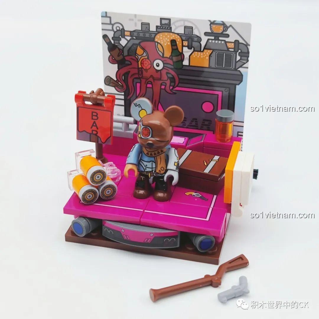 Các túi chi tiết của Killer Bear (612010) SEMBO Qee Series