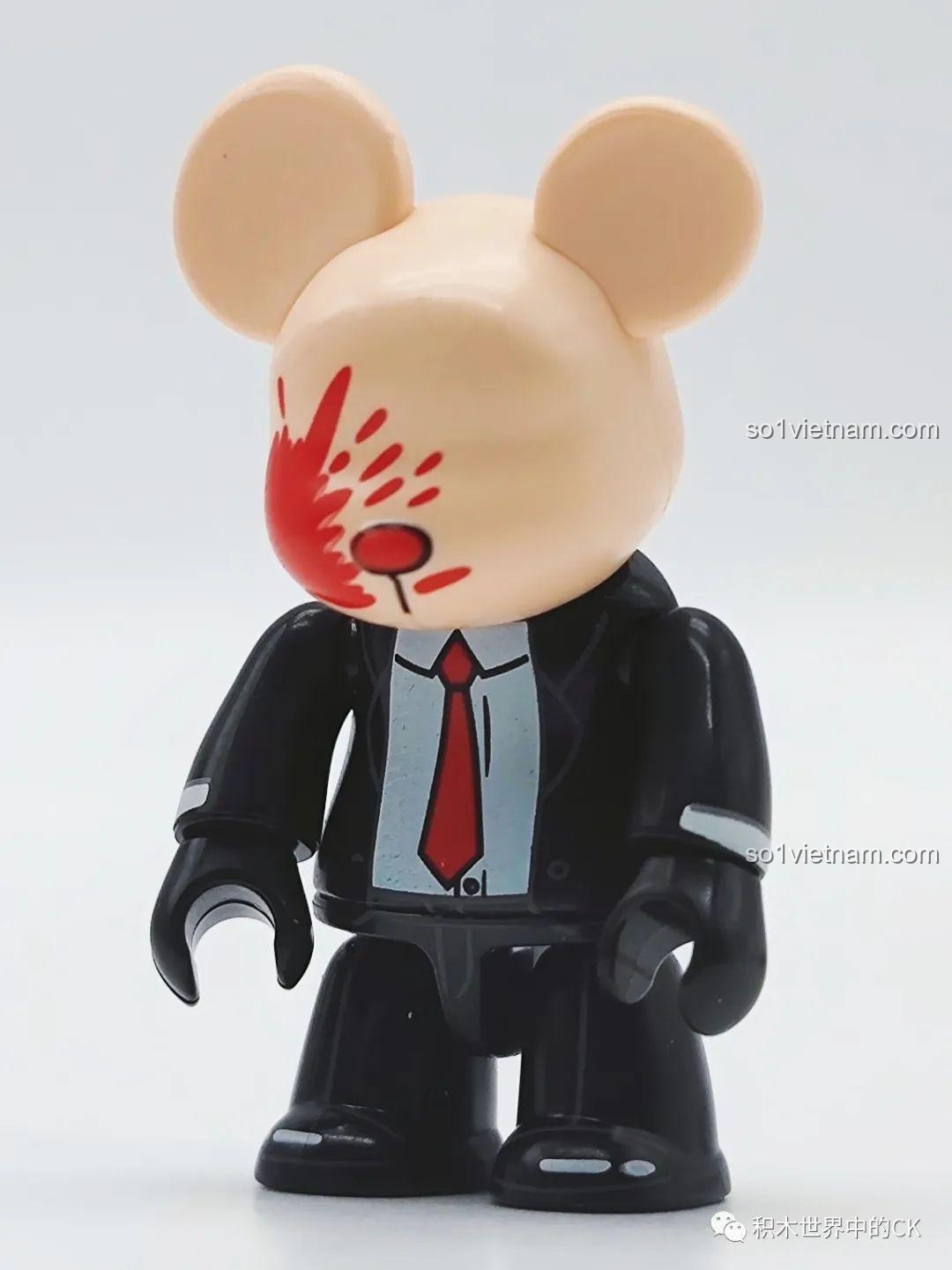 SEMBO 612010 Gấu Sát Thủ - chi tiết laptop và súng