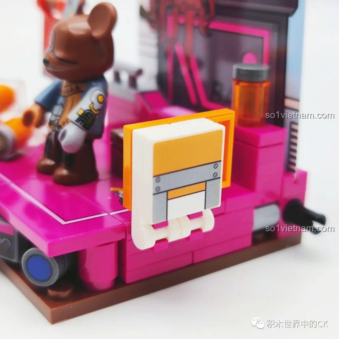 Cận cảnh mô hình Killer Bear (Agent 47) SEMBO Qee Series