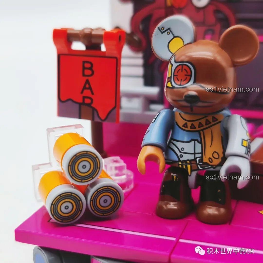 Mô hình Killer Bear (Agent 47) SEMBO Qee Series hoàn chỉnh