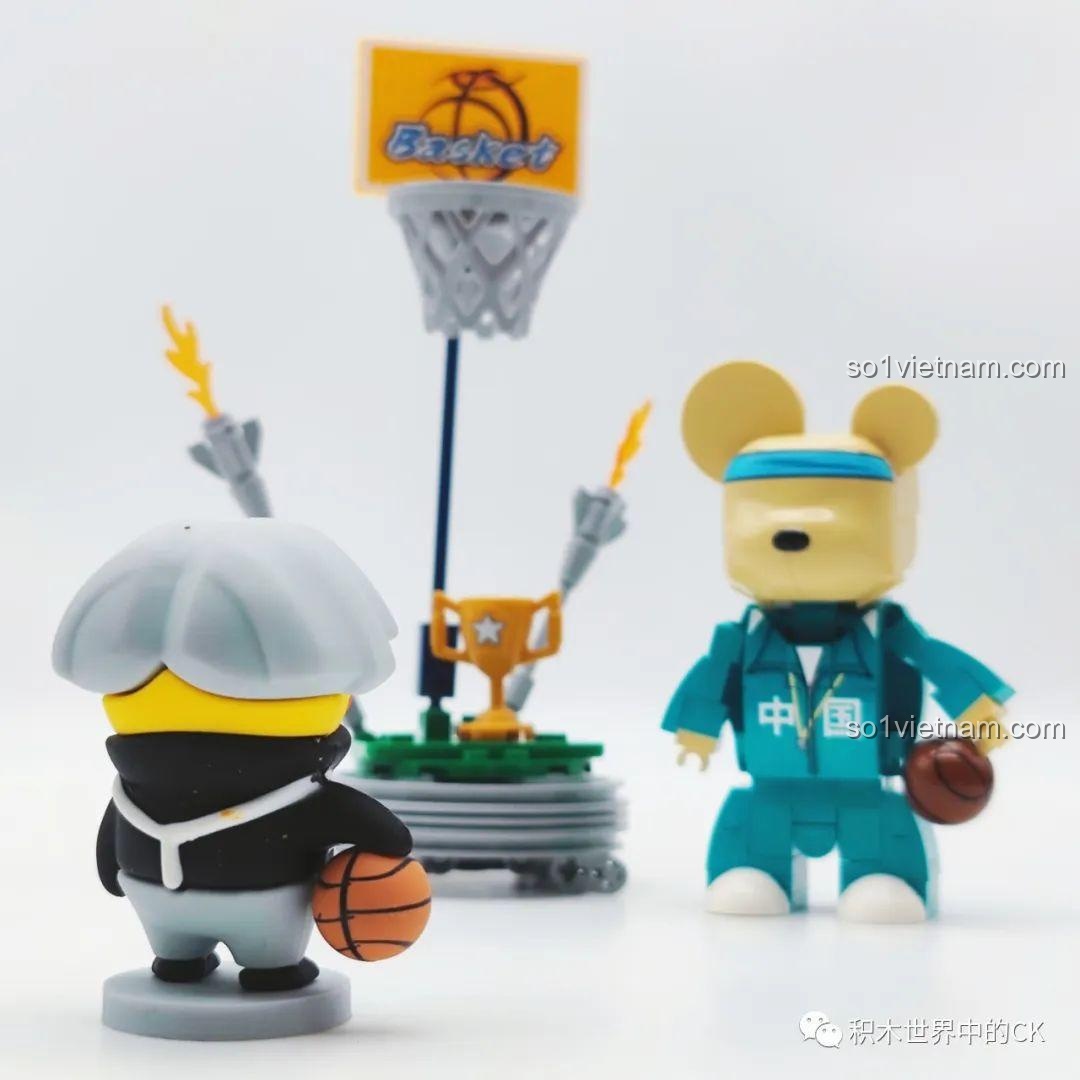 Kết hợp bộ SEMBO 612012 Phi hành gia vũ trụ với các bộ khác