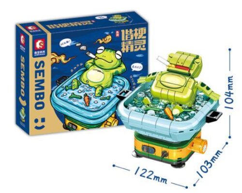 Bộ đồ chơi Ếch nấu lẩu Sembo 613103 với thiết kế hài hước, độc đáo, phù hợp cho bé trai và bé gái 6 tuổi trở lên, giá tốt.