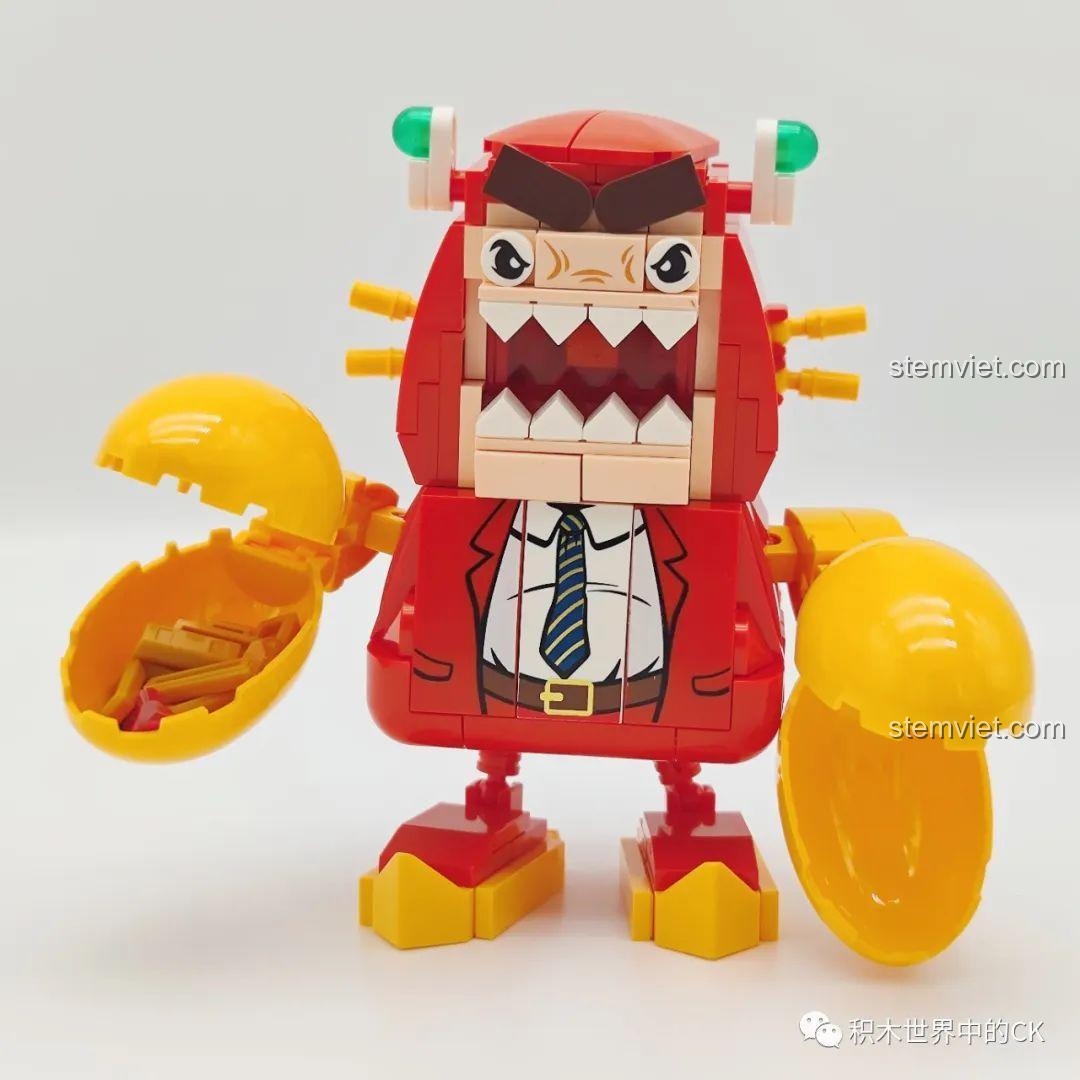 Hộp sản phẩm bộ lắp ghép Sếp Cua SEMBO 613104, đồ chơi mô hình Hài Cảnh Tinh Linh cho bé trai 6 tuổi.