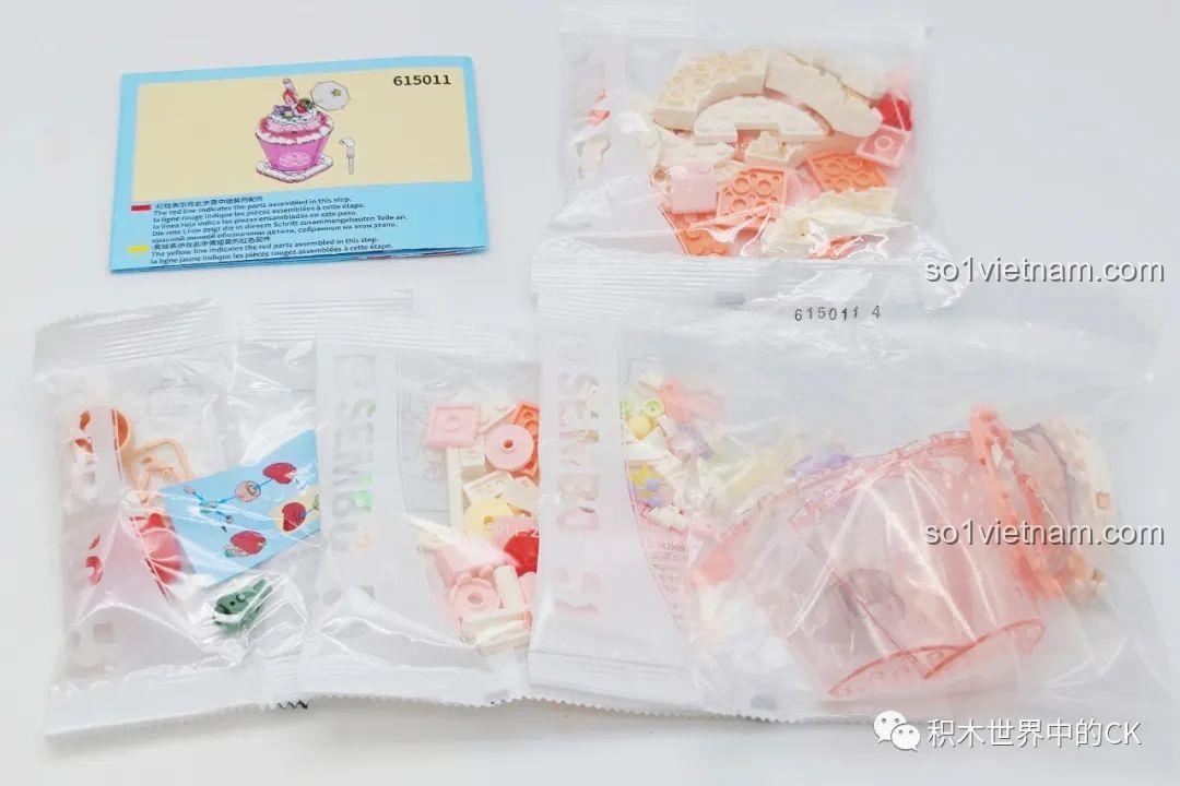 Các gói chi tiết bên trong hộp SEMBO 615012