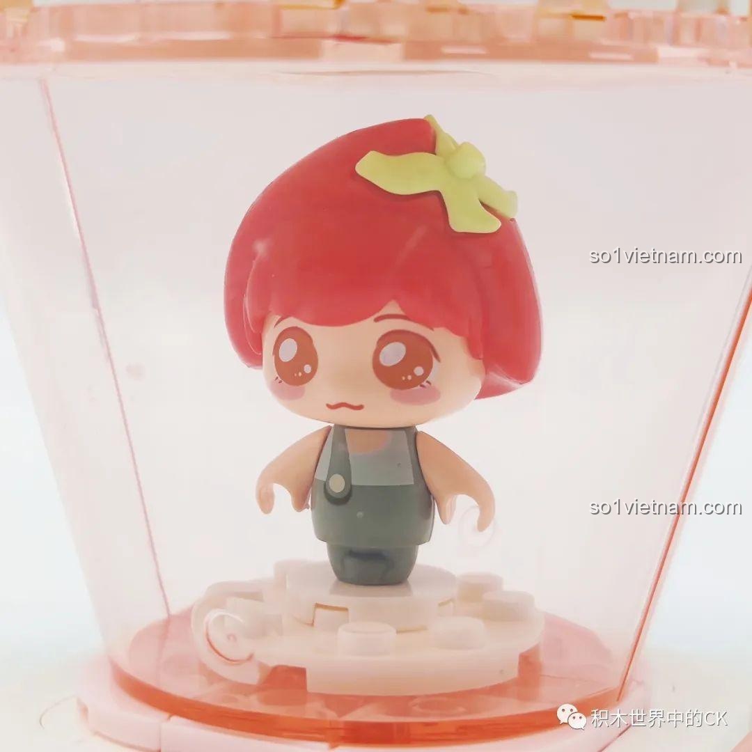 Mô hình SEMBO 615011 Cốc Trà Sữa "Strawberry Cream"