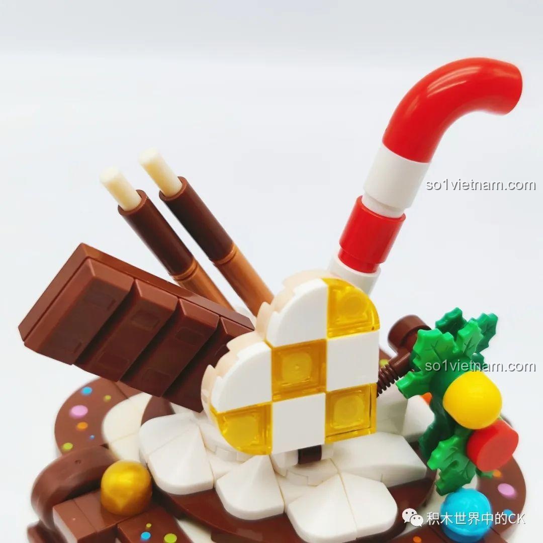 Các gói chi tiết của mô hình SEMBO 615014 Cốc Trà Sữa "Ocean Frosting"