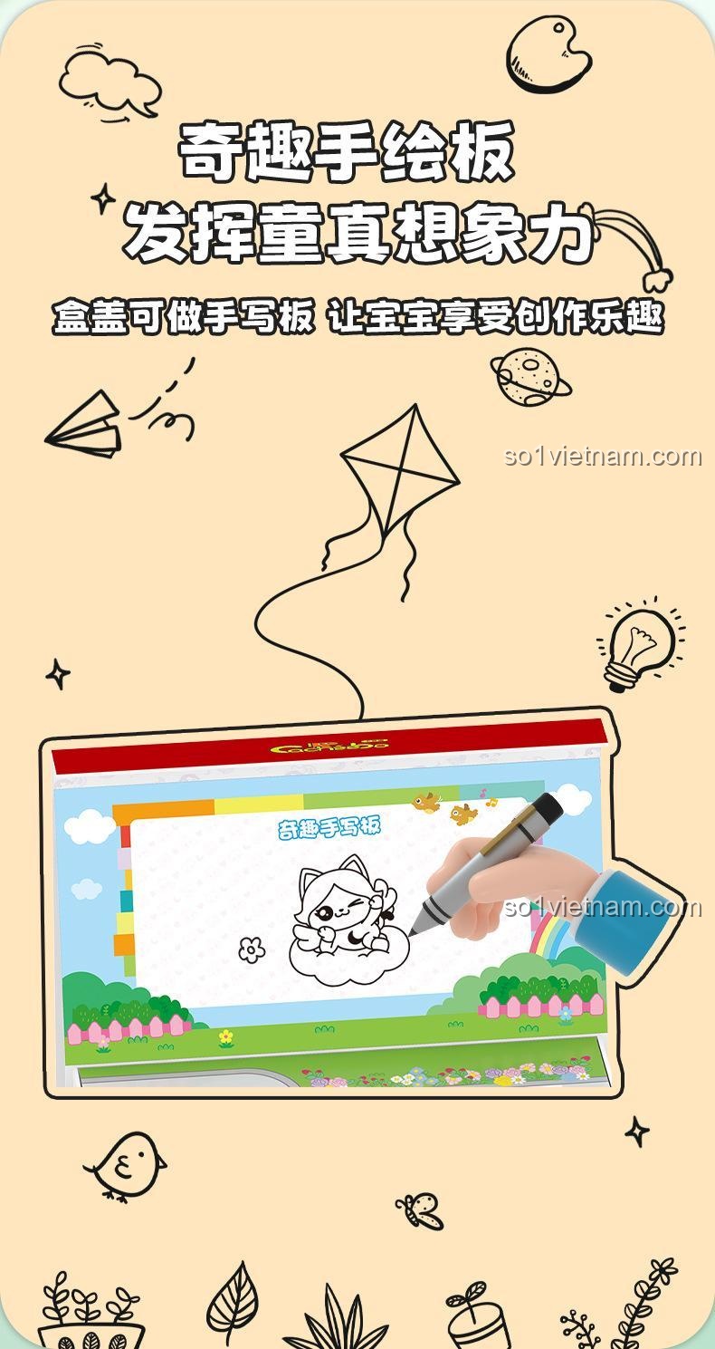 Hộp làm bảng vẽ của bộ lắp ghép SEMBO 690102, đồ chơi sáng tạo cho bé gái 3 tuổi